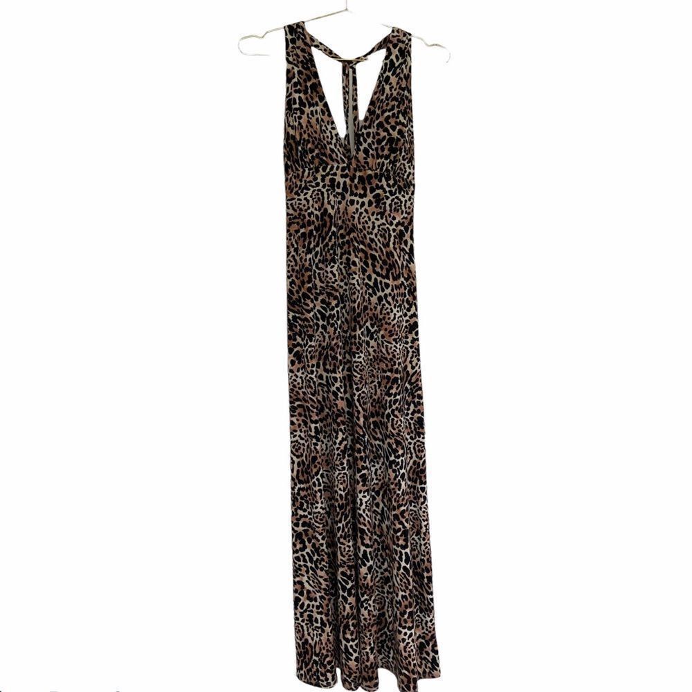 XOXO maxi leopard dress || size Medium